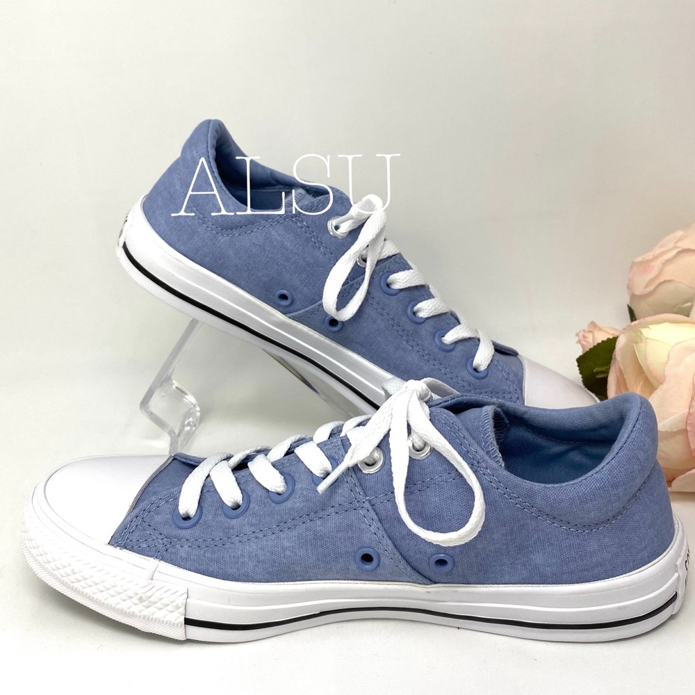 BLACK FRIDAY 🔥 Converse Madison Low Canvas Indigo Fog Women's AUTHENTIC 564333F - Picture 2 of 8